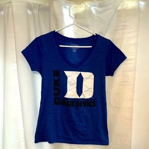 A Duke Blue Devils women's t-shirt is perfect for showing support to Duke sports